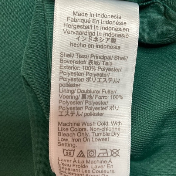 J.Crew Factory Floral Print Ruffle V-neck Mini Dress - Picture 13 of 14